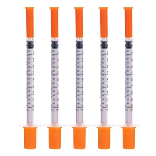 100 Stück 1ml/cc 0.4x13mm Kunststoff Multiple Uses Messwerkzeuge U100
