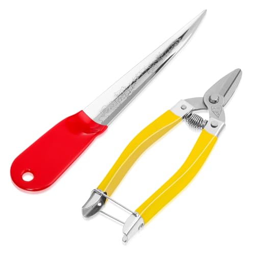 iplusmile 1Satz Rattan Korbgeflecht Werkzeugset mit Hebelmesser und Hochwertiges Zubehör für Korbreparatur und Möbelrestauration für Präzises Flechten Rattan