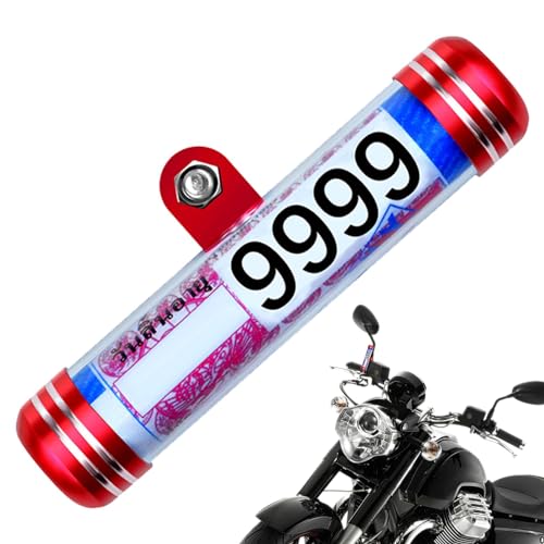 Motorrad Dokumentenröhre, Motorrad Registrierungsrohr | Motorrad Dokumentenhalter Tube für Motorrad, Motorrad Motorrad Sichere Steuerscheibe Tube, Sichere Steuerscheibe Wasserdicht Zylinderhalter