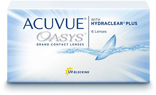 ACUVUE OASYS for Astigmatism Kontaktlinsen – 2-Wochen-Linsen für Tag und Nacht mit -1,5 dpt, Cyl -0,75, Ach 140 & BC 8.6 – UV Schutz, Austrocknungsschutz & Komfortables Tragegefühl – 6 Linsen