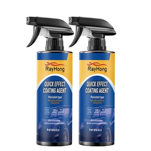 2PCS Advanced Car Quick-acting Coating Agent Spray, 3 in 1 Hochschutz-Auto-Beschichtungsspray, Autos Kratzer Entferner, Auto Nano Beschichtungs spray, Beschichtungsspray Autolack