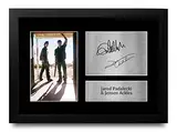 HWC Trading FR A4 Jared Padalecki & Jensen Ackles Supernatural Geschenke Gedrucktes Signiertes Autogramm Foto für Fans von Fernsehshows - A4 Framed