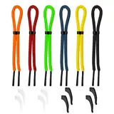 Brillenband Schwimmfähig,6 Stück Schwimmfähiges Brillenband,Brillen Sportbänder 6 Farben,Schwimmendes Wassersport Brillensicherung für segeln,surfen & mehr,Sportbrillenband für Damen,Herren & Kinder