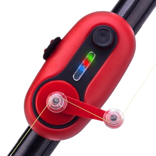 Bissalarm - Fischfang-Warnanzeige,Mit Einstellbarer Lautstärke Und LED-Beleuchtung Für Tag Und Nacht Outdoor