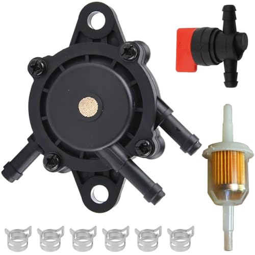 ZAMDOE 808492 808656 Kraftstoffpumpe für 491922 691034 692313 für Cub Cad LTX1046VT LTX1050VT SLTX1054VT LTX1046 LTX1050 SLTX1054 GT1222 Rasenmäher, für Kohler 17 PS-25 PS Rasenmähertraktor