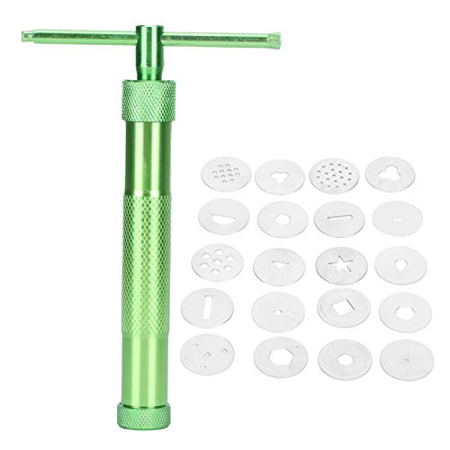 Tonpresse, Edelstahl-Quetschpistole, Legierungs-Rotationsextruder-Set, Keramik-Porzellan-Quetschwerkzeug, Gartenrotor für Teigmischer