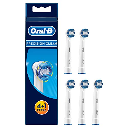 Oral-B Precision Clean Aufsteckbürsten, Umschließt jeden Zahn einzeln für eine optimale Reinigung, 4+1 Stück