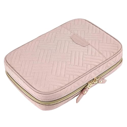 Schmuckaufbewahrung Ringordner - Tragbare Reise Schmuck Organizer Tasche für Ohrringe, Armbänder, Halsketten | Kompaktes Schmucketui für Frauen, Mutter, Oma | Ideal für
