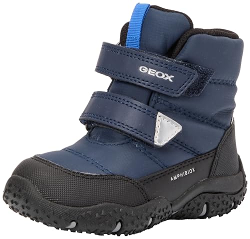 Geox Baby-Jungen B Baltic Boy B ABX B Snow Boot, Navy/ROYAL, 23 EU