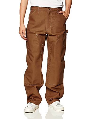 Carhartt Herren Loose Fit Firm Duck Arbeitshose mit verstärkter Vorderseite, Carhartt® Braun, W34/L32