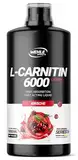 L-Carnitine 6000 Liquid (1000 ml) - Extra hochdosiert mit 6000 mg reinem L-Carnitin pro Tagesportion - Amino Workout Drink - Leckerer Geschmack - Vegan - Wehle Sports (1000ml, Kirsche)