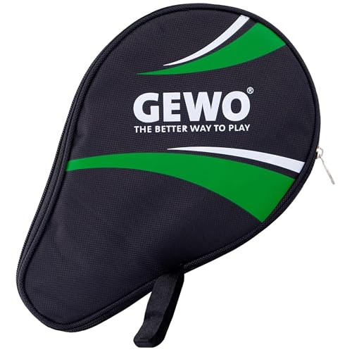 GEWO Rundhülle Master - Robuste Tischtennisschläger-Hülle für einen Schläger - Tischtennis-Tasche mit gepolstertem Schlägerfach ohne Ballfach - Einzel-Tischtennisschläger-Tasche