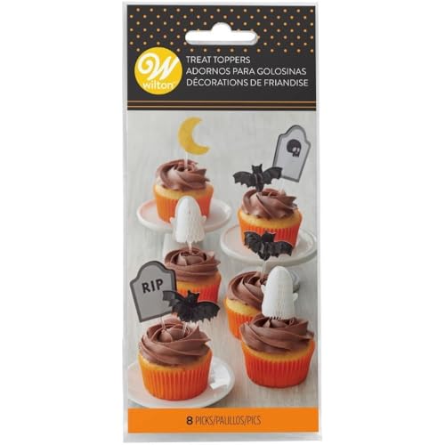 Wilton 05-0-0148 Tortentopper Halloween pk/8, Papier