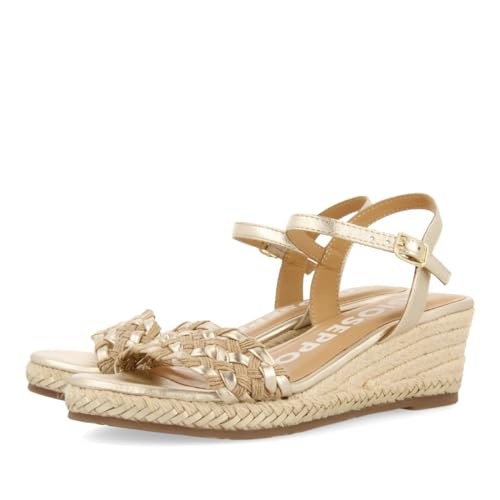 GIOSEPPO Damen Sunol Espadrilles, Dunkelgold, 37 EU