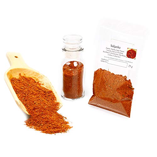 Sojianka Gewürz, Soljanka Suppe Gewürzmischung ohne Geschmacksverstärker, russisch Essen, Suppengewürz glutenfrei, 25g