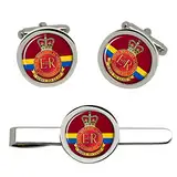 Giftshop UK Königliche Militär Academy Sandhurst, Britische Armee Manschettenknöpfe und Krawatte Clip Set