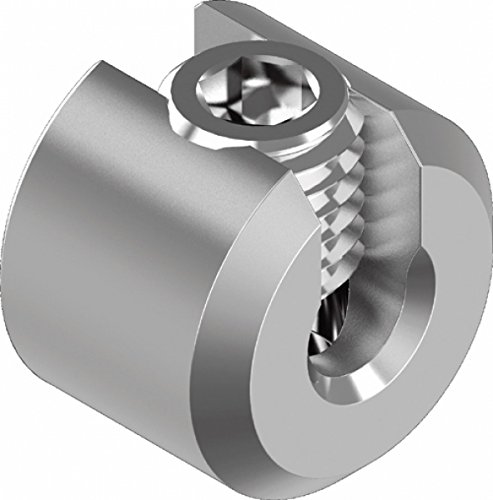 ARBO-INOX Seilstopper Drahtseil Klemme Drahtklemme Drahtseil Edelstahl VA4 Größe 2 mm Seil simplekelmme duplexklemme