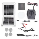 Solar-Auto-Heizungs-Entfroster-Set, 20 W, faltbares Design mit zwei USB-Ausgängen für Elektronik-Ladung