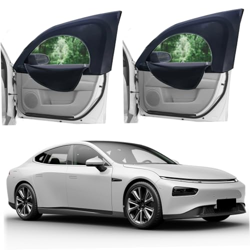 2pcs Autofenstertöne, Sonnenschutz -Wärme -Isolierfenster bedeckt Autoschutzvorhänge für Reisen, Camping, Nickerchen, Schlafen, vorne