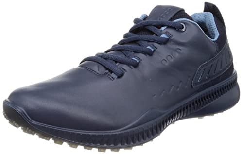 ECCO Herren S-Hybrid Wasserabweisende Leder-Golfschuhe - Marine - UK 9-9.5