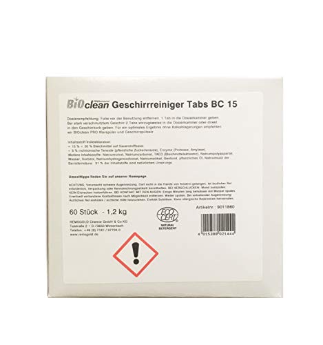 BCP Geschirrreiniger Tabs BC 15 4 Schachteln mit jew. 60 Tabs