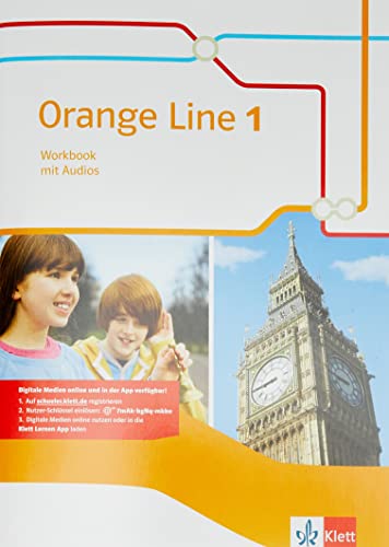 Orange Line 1: Workbook mit Audios Klasse 5 (Orange Line. Ausgabe ab 2014)