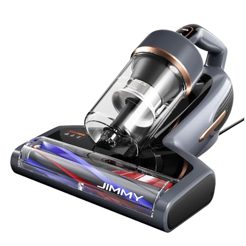 Jimmy BX7 Pro Max Milbensauger 700W, Matratzenreiniger Bettstaubsauger mit UV-C-Licht, 65 ℃ heißem Wind und Graphen-Heizung, Staubsensor, Negativ-Ionen-Funktion, LED-Bildschirm, für Matratzen Bett