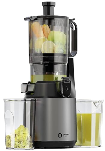 Balter Entsafter Slow Juicer, Große 135MM Öffnung, 300 Watt, Entsafter für Gemüse und Obst, Früchte, Saftpresse, BPA Frei, leise