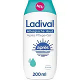 Ladival Après Pflege Gel für allergische Haut - Sonnencreme kühlend und feuchtigkeitsspendend bei Sonnenallergie & Mallorca-Akne, für empfindliche Haut, Erwachsene & Kinder ab 6 Monaten, Ladival 200ml