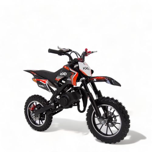 KXD 701 49ccm Dirt Bike Dirtbike CrossBike Enduro Dirtbike Pocket 49cc Pitbike PocketBike Motocross Motorrad Motorbike Motorsport Pocket Vollcross Crossbike OVP Orange (orange, KXD 701 49ccm 2T)