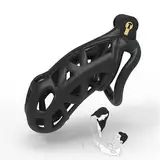 QiKKago Multifunktionale GrößTe Schwarze Klassische Weiche Silikon Indoor-Anaerobic-Sport-VogelkäFig, Waschbar Design -D19