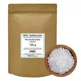 DistrEbution.com Mentholkristalle aus 100% Minzöl 100g Sauna Aufguss reines Menthol intensiv und wohltuend