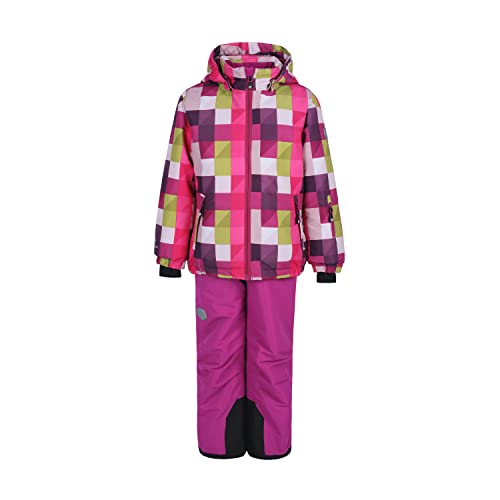 Color Kids Girl's Ski Set AF 10.005 Snowsuit, Festival Fuchsia, 140