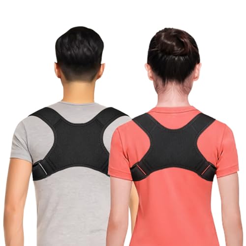 Rückenstützgürtel, Haltungskorrektur Rücken Herren und Damen, Schultergurt für Gerader Rücken Geradehalter, Rückengurt Posture Corrector Gesunde Körperhaltung