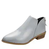 Chelsea Boots Damen Wildleder Stiefeletten Elegant Damenstiefel Mit Blockabsatz Schlupfstiefel Rutschfest Kurzstiefel Ankle Booties Westernstiefel Arbeitsstiefel Freizeitschuhe Winterstiefel Gr.36-43