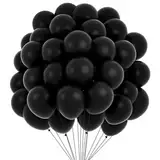 Schwarze Luftballons Schwarze Ballons 60 Stück Halloween Luftballons Geburtstag Luftballon Girlande Luftballons Schwarz Luftballons Hochzeit Party Deko Luftballons Geburtstag Schwarz Casino Deko