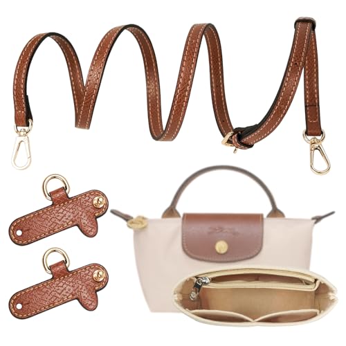 LUOJINYI Handtaschen Organizer, Longchamp Organizer Kompatibel mit Longchamp Mini Tasche Damen, Taschenorganizer Shopper mit longchamp schultergurt, Innenbeutel, Frauenbeutel sind nicht enthalten