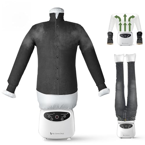 My Green Deal - Bügelpuppe - 3 in 1 - Bügelpuppe für Hemden und Hosen - Wäschetrockner - Bügelmaschine