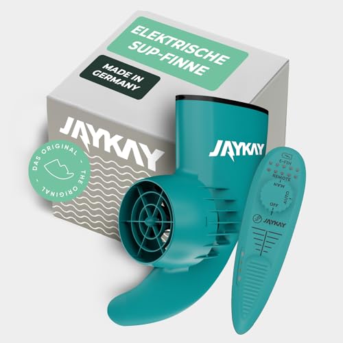 JayKay SUP E-Finne | Elektro-Finne für SUP Board, Kajak und Windsurfer | Bis zu 6 Stunden Laufzeit | 400 Watt Antriebsleistung