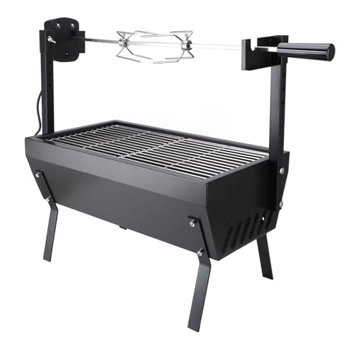 Plyisty Electric Lamb Röster, Lammgrill-Kit Abnehmbar 2-3 UPM für Camping (EU-Stecker)