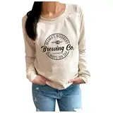 Umstandsmode Stillpullover Damen Pullover Rundhals Stillshirt Stillpullover mit Reißverschluss Langarm Stillzeit Bequem Nursing Top Schwangerschaft Stilltops Schwangere Stillfunktion Langarmshirts