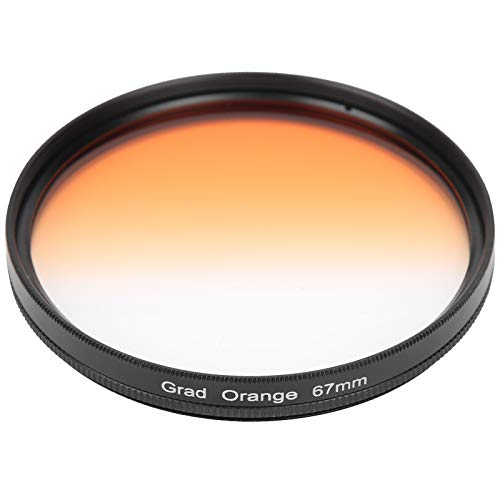 Farbverlaufsfilter in Orange, 67 Mm DSLR-Kameraobjektiv-Verlaufsfilter für Aufnahmen bei Sonnenaufgang bei Sonnenuntergang, Mehrschichtige Nanometer-Beschichtungstechnologie