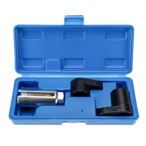 BOOMSTART 3tlg Lambdasonden Schlüssel Set, 22mm Lambdasonden Nuss, 3/8 "1/2" Nox Sonde Lambdasonde Werkzeug Steckschlüssel für Demontage Lambdasonde Auto