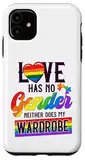 Liebe hat kein Geschlecht LGBTQ+ Rainbow Pride Hülle für iPhone 11