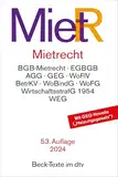 Mietrecht: Mietrecht des BGB und EGBGB, Gebäudeenergiegesetz, Kohlendioxidkostenaufteilungsgesetz, Mietspiegelverordnung, Wirtschaftsstrafgesetz 1954, ... Heizkostenverordnung, (Beck-Texte im dtv)