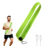 Dadazhenxuan LED Lauflampe,Lauflicht Joggen mit Reflektoren Gürtel,Licht Laufen Joggen,Reflektorband mit LED,Laufen Fahrrad Kinder,LED Reflektor Gürtel