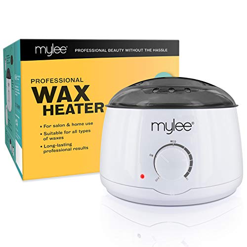 Mylee Professional elektrischer Wachserhitzer für alle Wachstypen, Wachsschmelzer für die Enthaarung, Enthaarungserhitzer mit anpassbarer Temperatur und eingebauter Thermo-Sicherheitskontrolle, 500ml