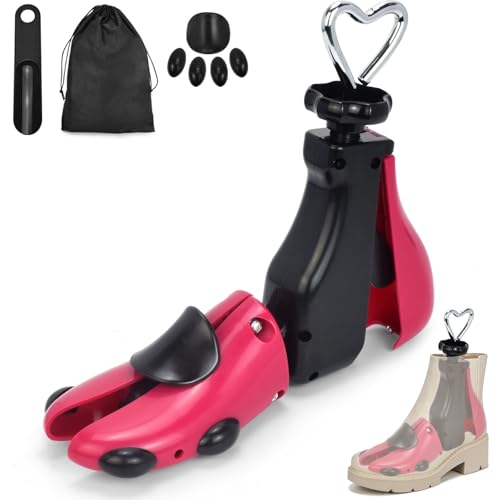 YSWOVUO Schuhspanner Herren und Herren, Schuhdehner Schuhweiter mit Schuhlöffel, 4-Wege Schuh Weiter für Einstellbare Länge und Breite