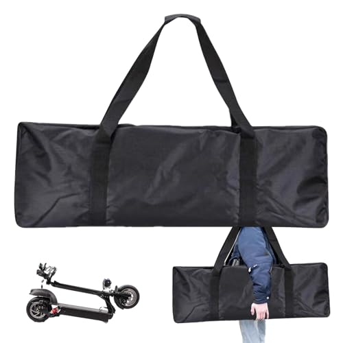 Générique Scooter Storage Bag, Handlebar Bag Mobility Electric Scooters, 28.7/23.4/5.9 Zoll, Waterproof Carrier Pockets, Compact Secure Scooter Accessories for Travel & Daily Use (Dark)