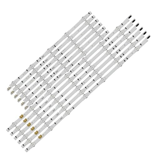 YSABVCP 12 Teile/los 55 "LED Streifen Fit for Samsung TV UA55J5088 UE55H5500 UE55H6200 UE55H6350 UE55H6400 UE55H6500 UE55H6670 UE55J5670